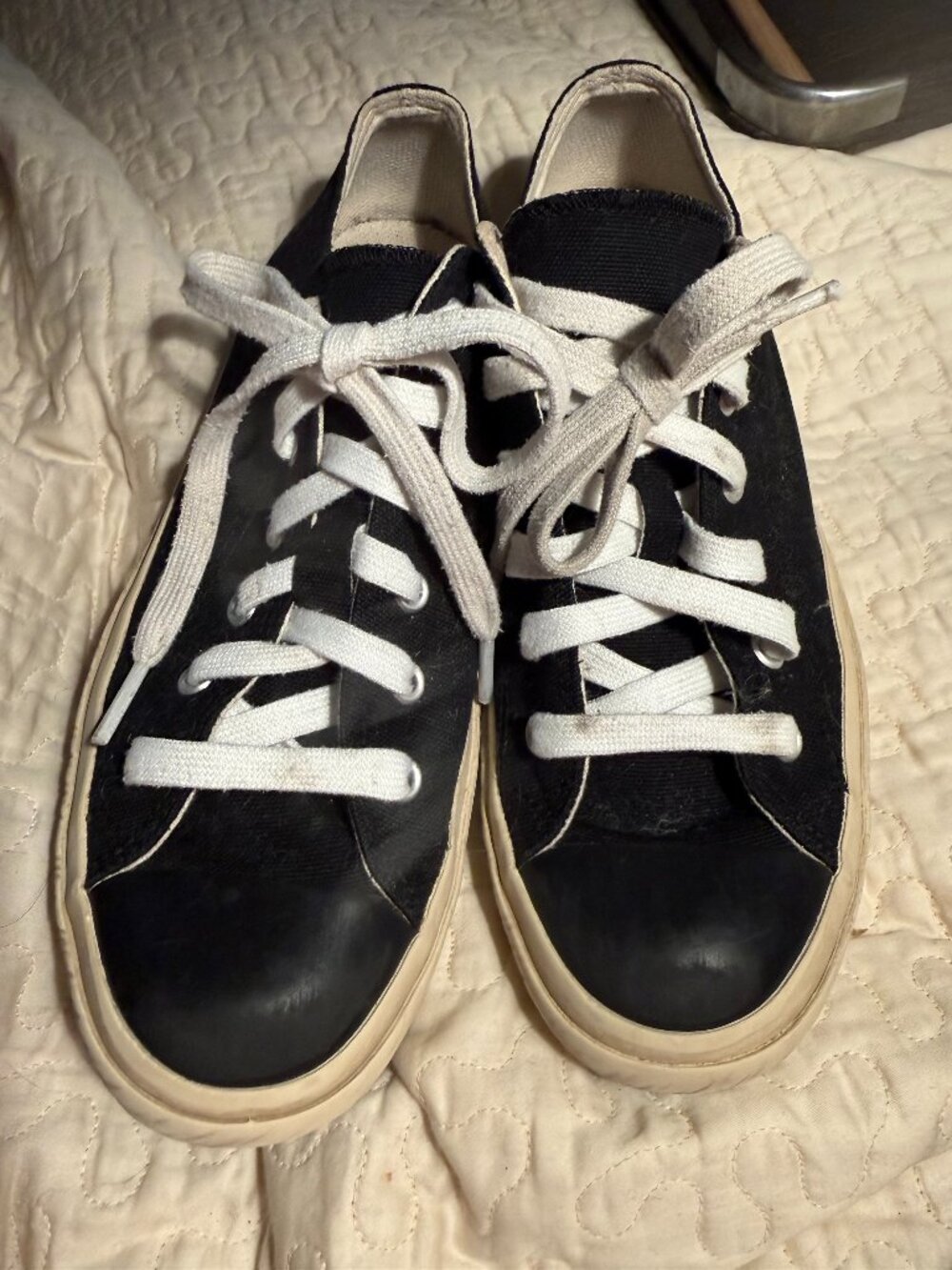 Shoes Like Pottery Black Canvas Sneakers US M 5, W 7, EU 30, UK 4